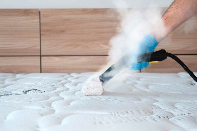 mattress cleaning steam extraction